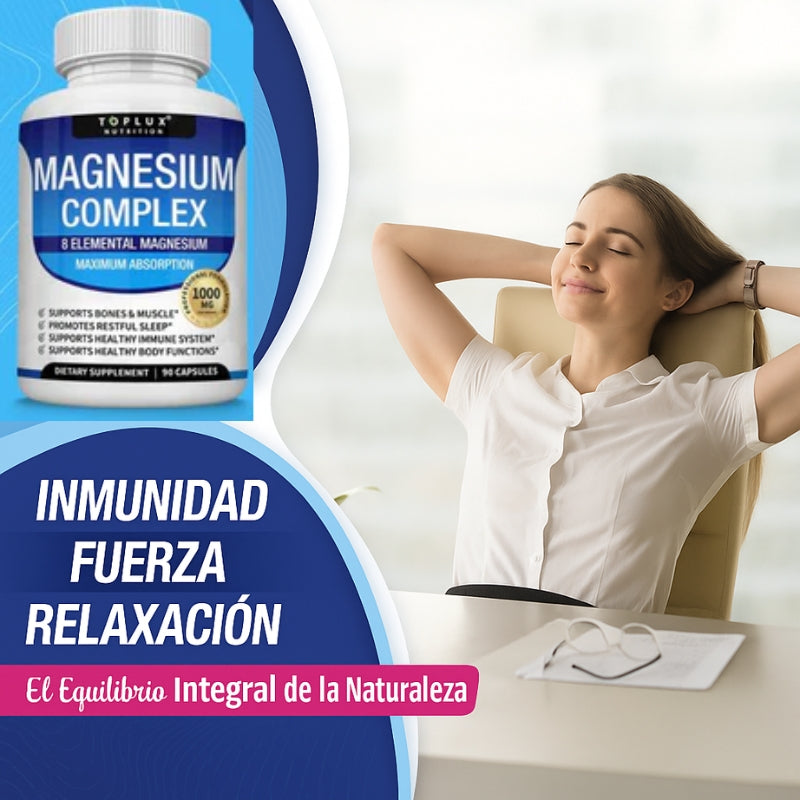 Magnesio Complex™ 8 en 1 – Equilibrio Corporal Completo 1000mg