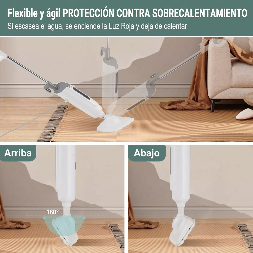 Mopa Multifuncional – Limpieza Profunda y Sin Esfuerzo en Todo Tipo de Pisos
