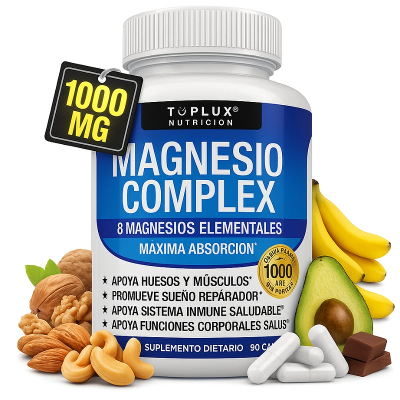 Magnesio Complex™ 8 en 1 – Equilibrio Corporal Completo 1000mg