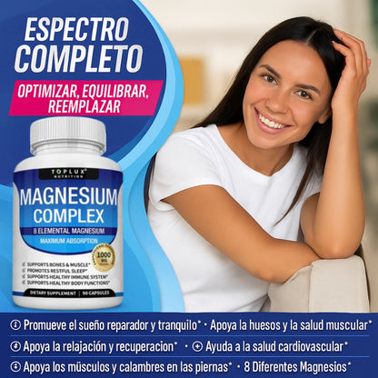 Magnesio Complex™ 8 en 1 – Equilibrio Corporal Completo 1000mg