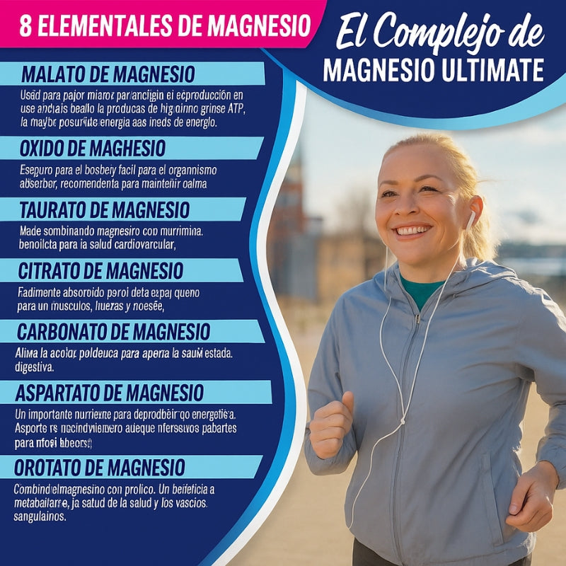 Magnesio Complex™ 8 en 1 – Equilibrio Corporal Completo 1000mg
