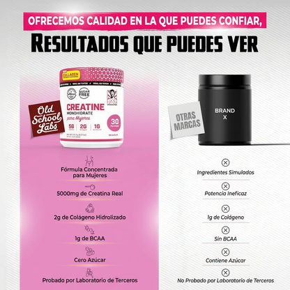 OFERTA 2X1 - Creatina + Colágeno + BCAA | Más Fuerza y Definición Femenina