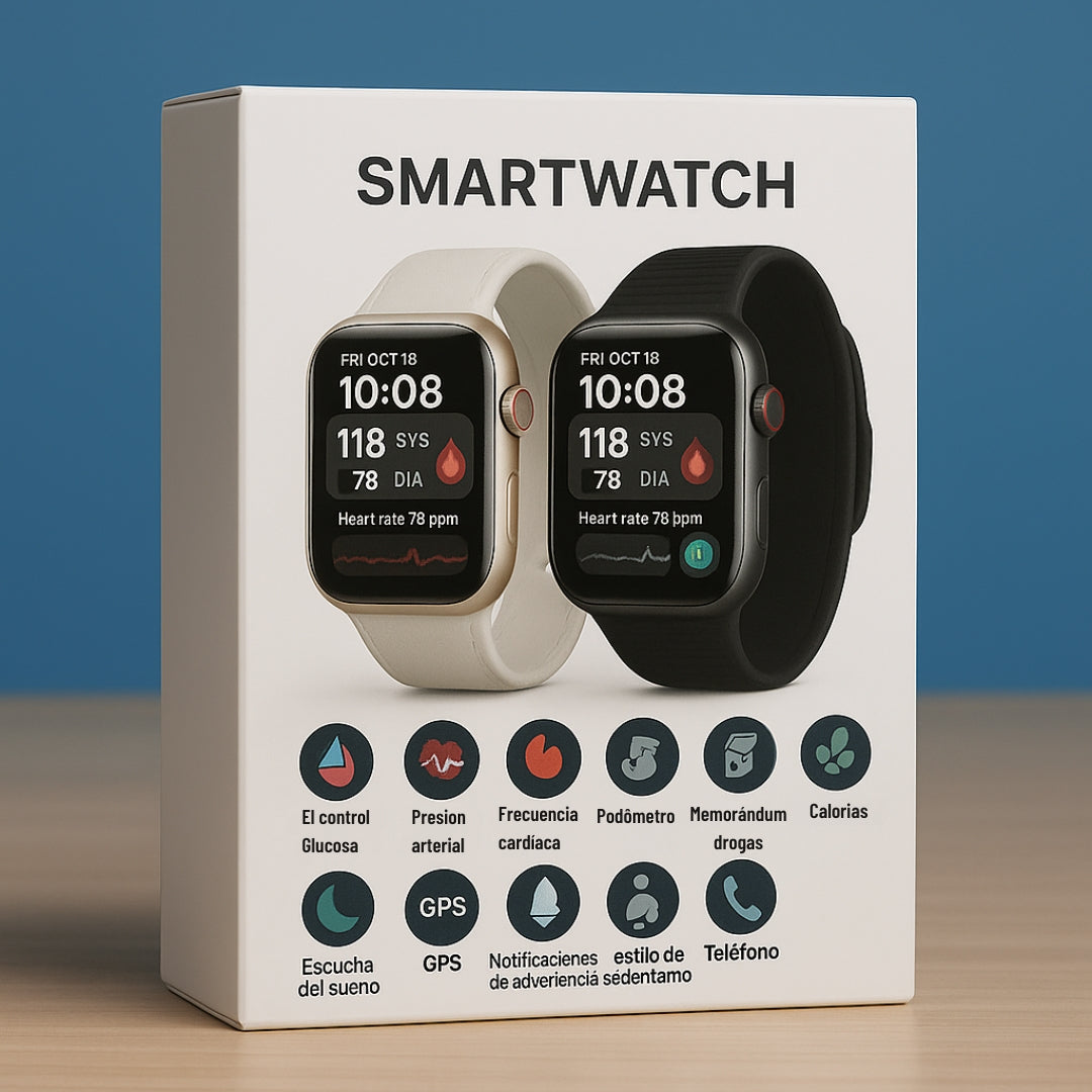 SmartWatch X7 – Monitor Médico 3 en 1 | Menú en español